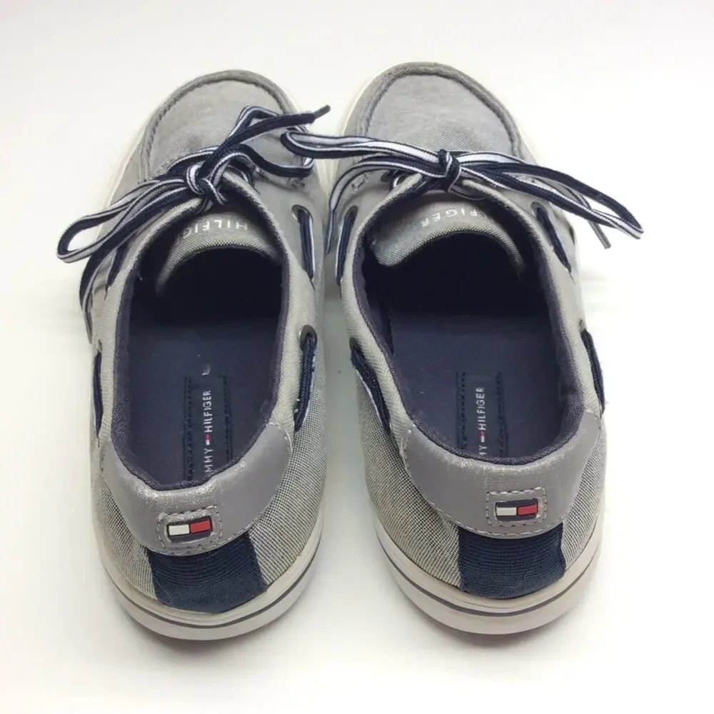 Tommy Hilfiger Gray Topsiders Boat Shoes Men’s 8.5